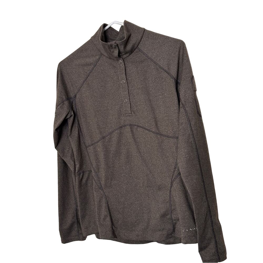 Merrell Select Wick Long Sleeve Pullover Mid-weight Dry Fit Shirt Outdoor Run